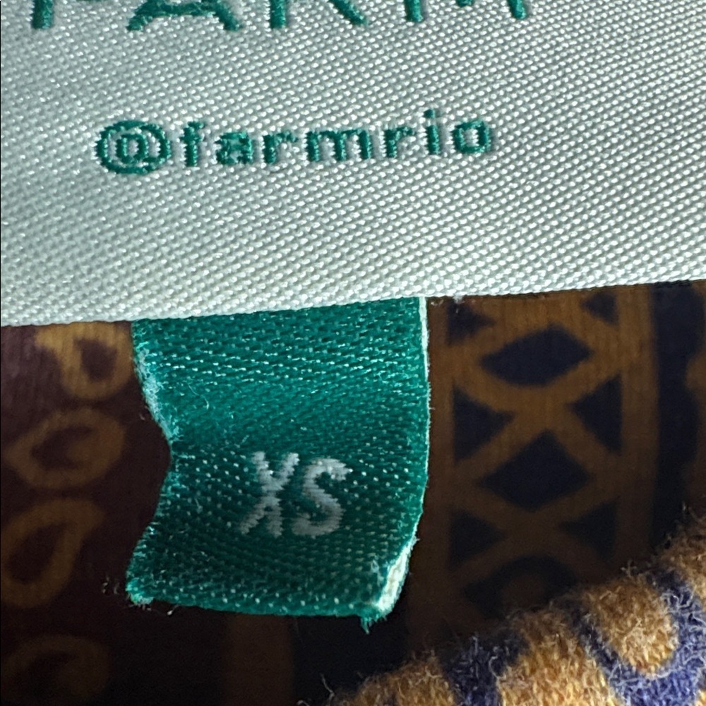 FARM Rio Bandana Mixed Leopard Floral Patchwork Oversized Sweatshirt, sz XS, ๐ ๐ผ - Picture 6 of 7